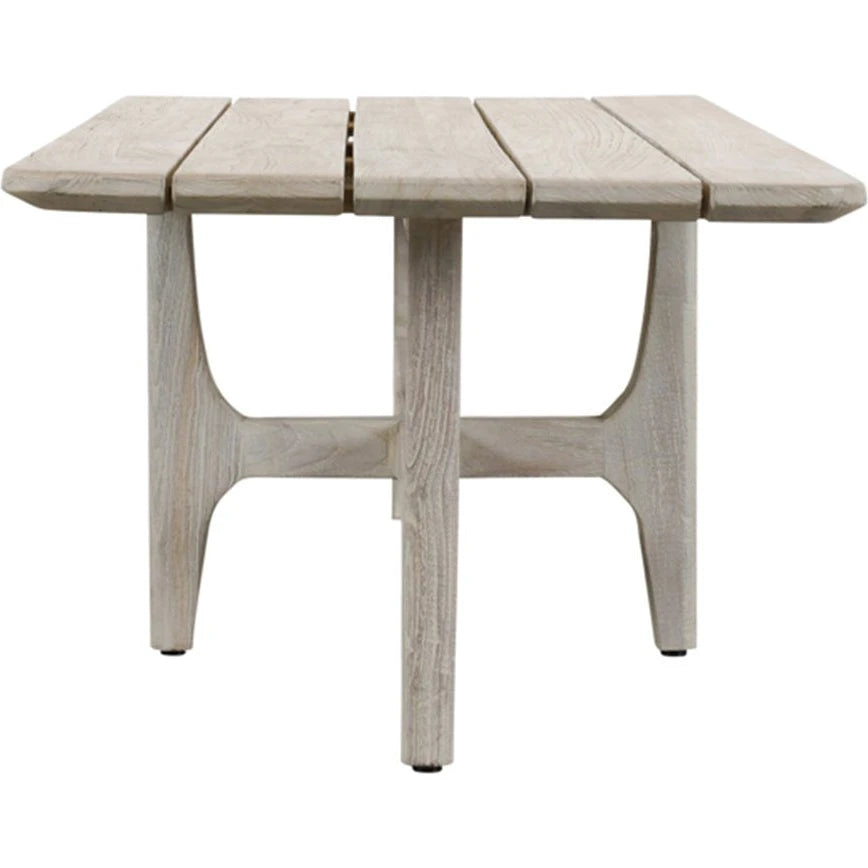 Gray Teak Outdoor Coffee Table 55" "Dawn"