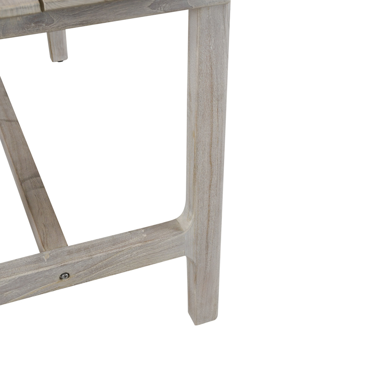 Gray Teak Outdoor Counter Table 67"