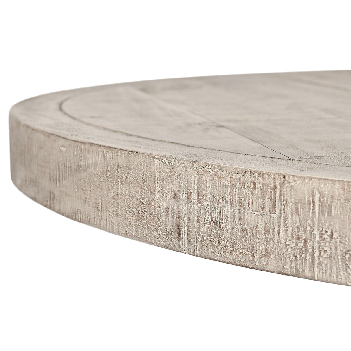 Rosemount Reclaimed Pine 60" Round Dining Table White Wash