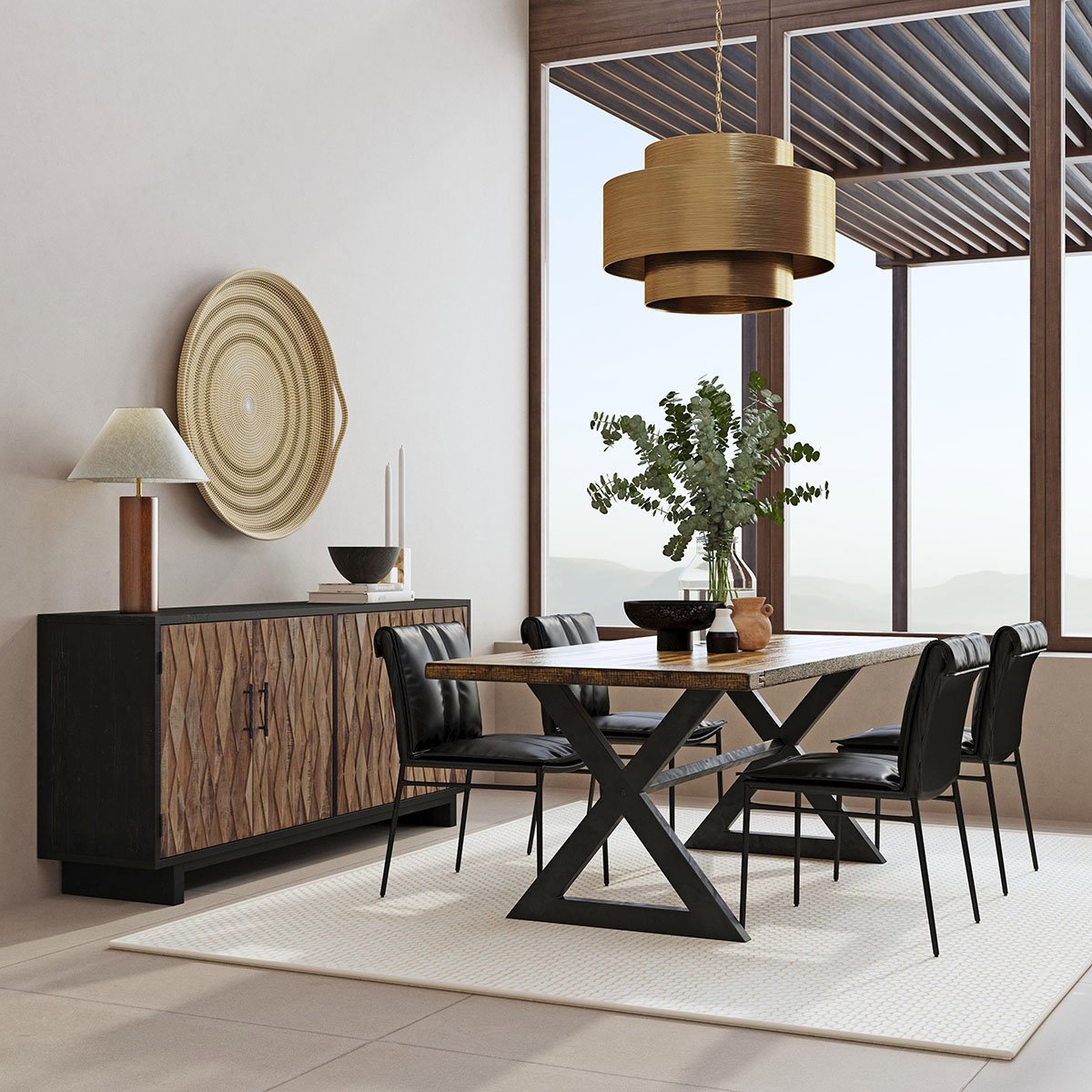 Mayer Jet Black Dining Chair