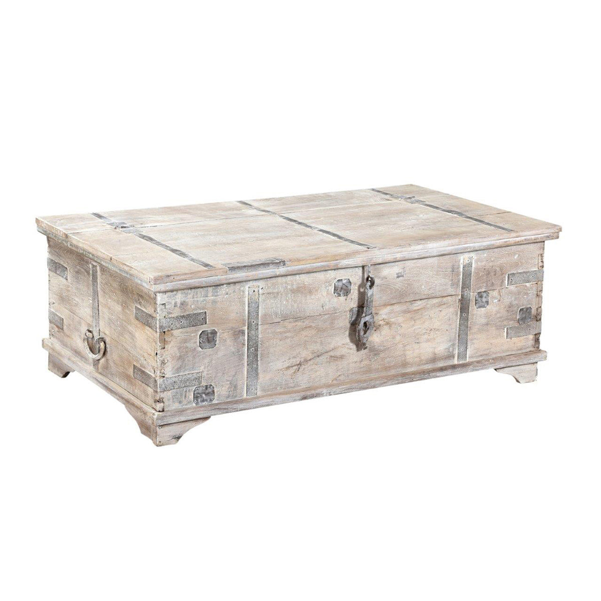Alta Trunk Coffee Table Antique White