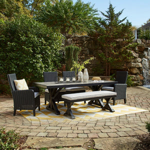 Fire Island Black Outdoor Dining Sets — view 1