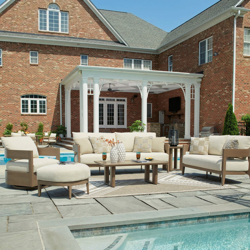 Modern Curve Outdoor Seating Set