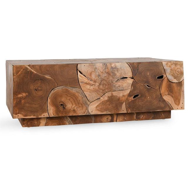 Unique Design "Puzzle" Teak Coffee Table 52"