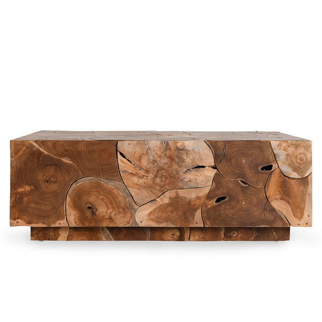 Unique Design "Puzzle" Teak Coffee Table 52"