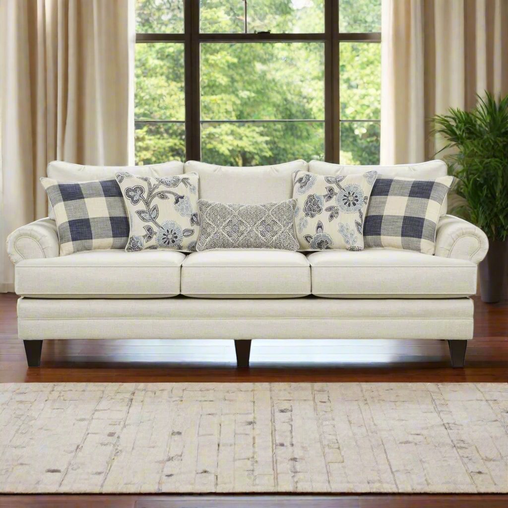 Manhasset Linen 95" 3-Seat Sofa