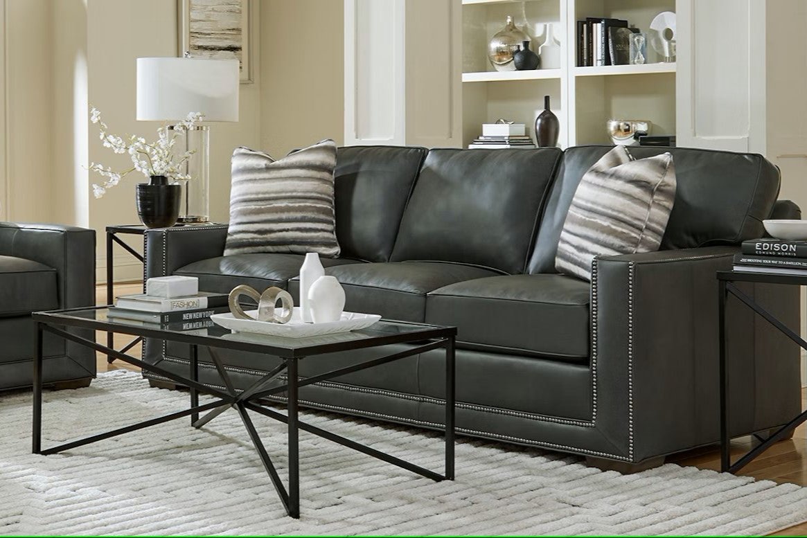 Craftmaster Customizable Leather L-9 Sofa