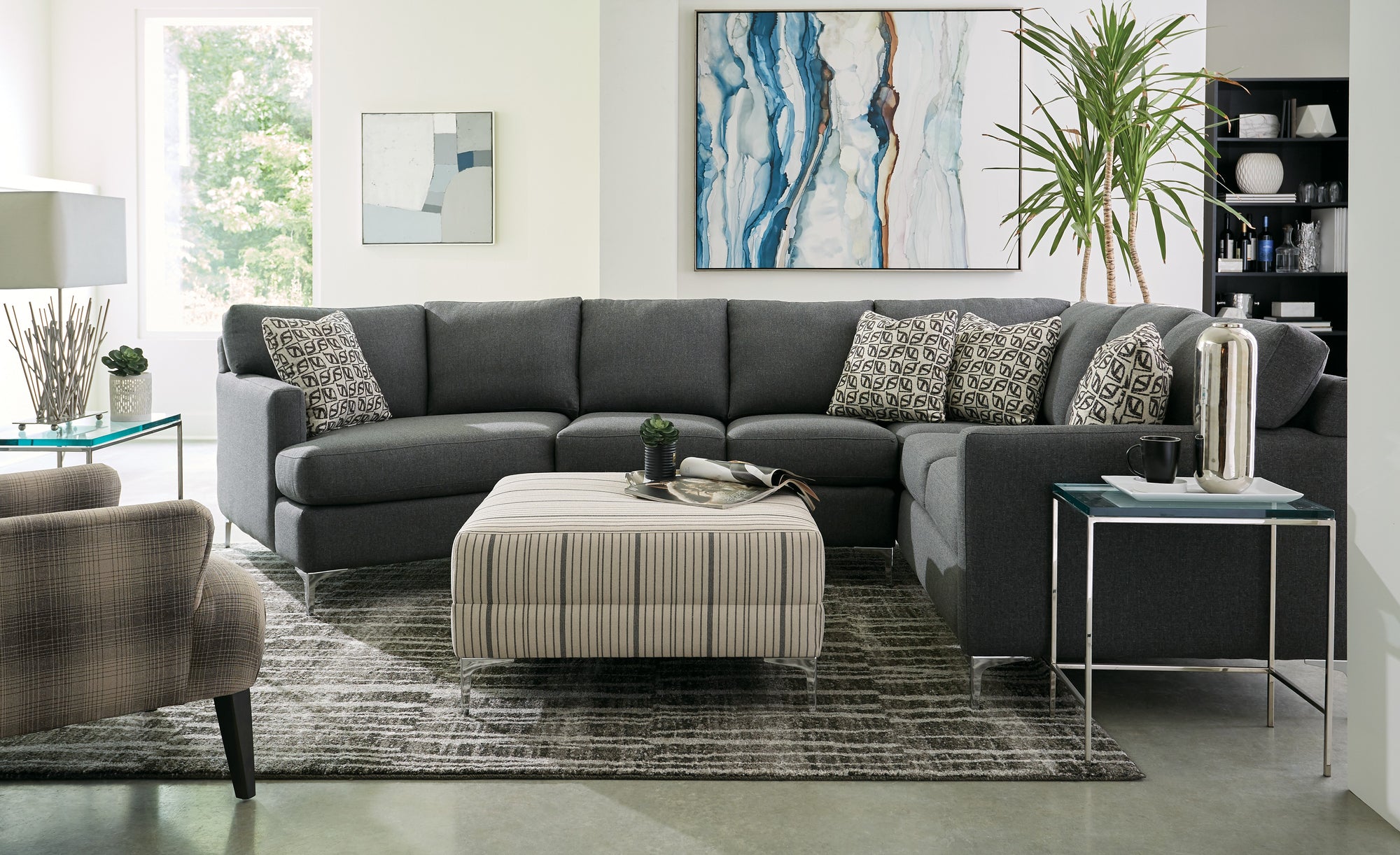Craftmaster Customizable Modern M-9 Sofa