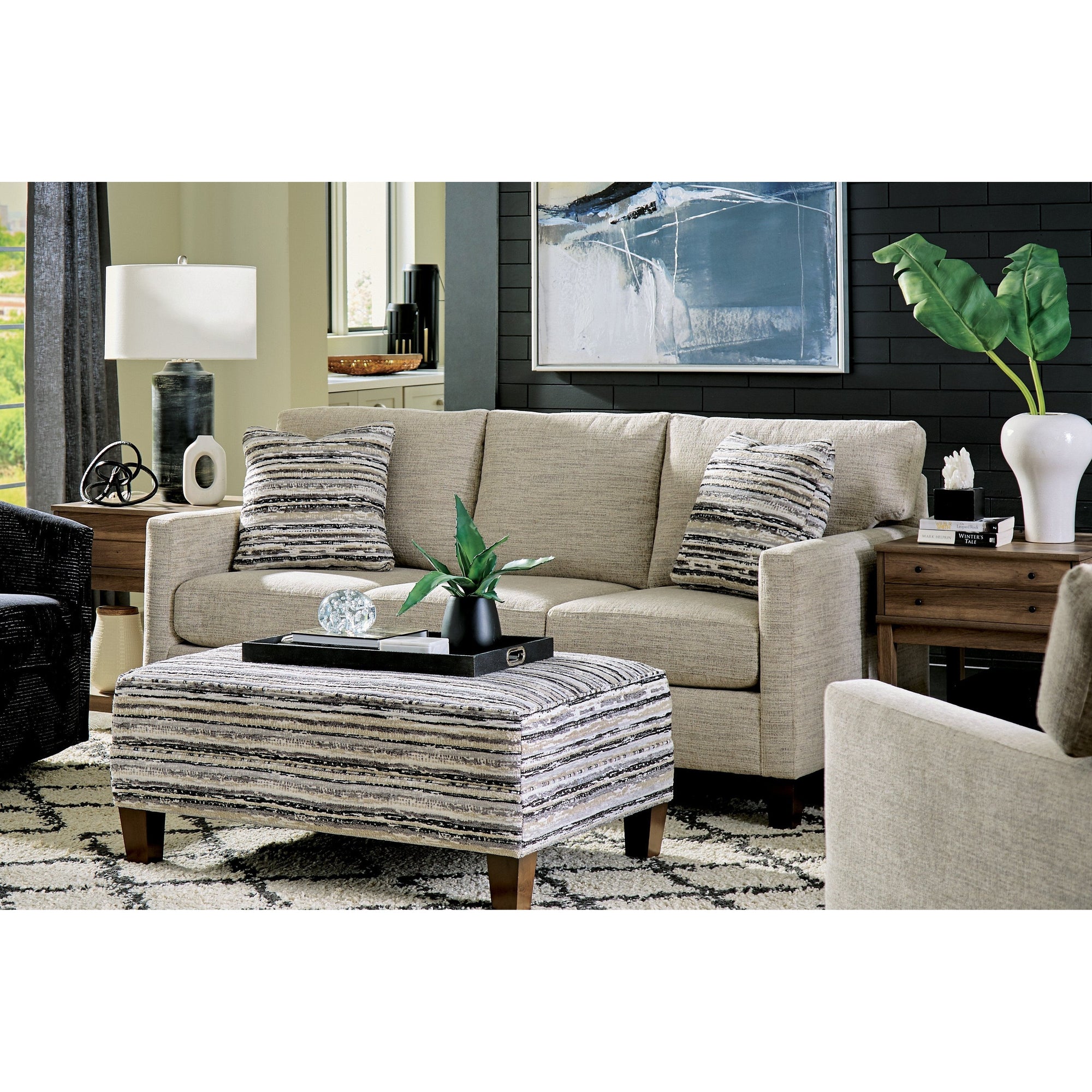 Craftmaster Customizable Modern M-9 Sectional