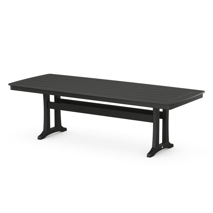 POLYWOOD 97" Outdoor Dining Tables - Nautical Style