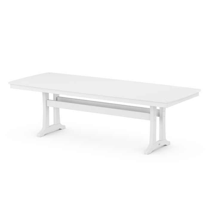 POLYWOOD 97" Outdoor Dining Tables - Nautical Style
