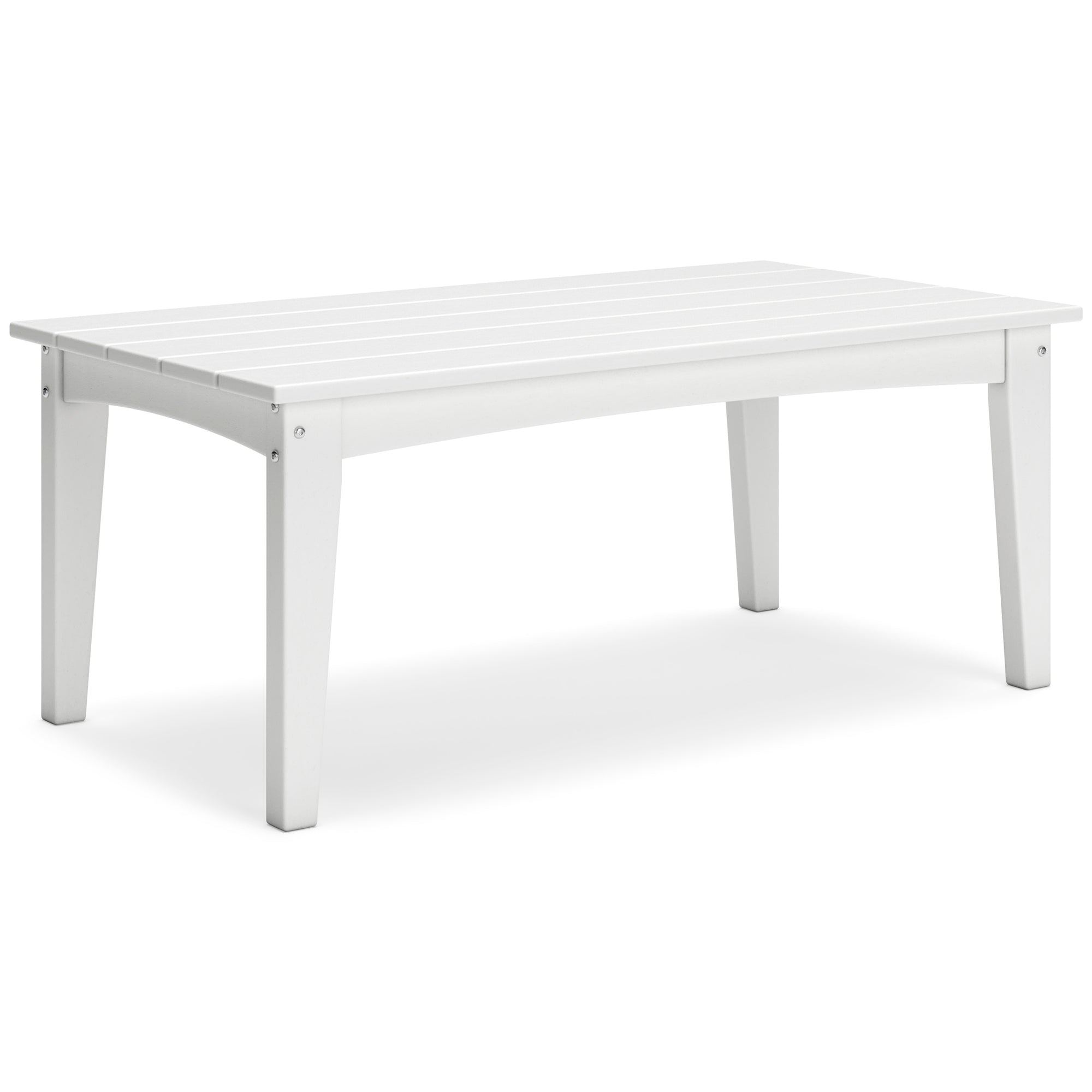 Poly White Outdoor 44" Coffee Table