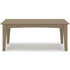 Poly Driftwood Outdoor 44&quot; Coffee Table