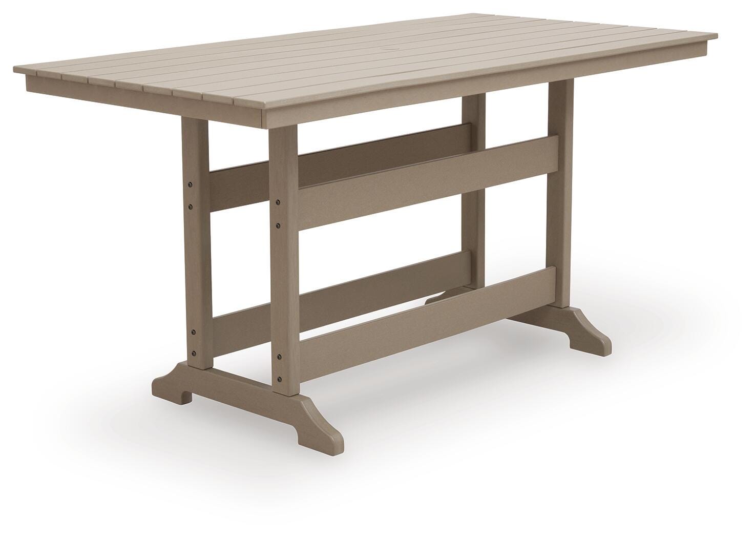 Poly Sand 72" Outdoor Counter Height Dining Table