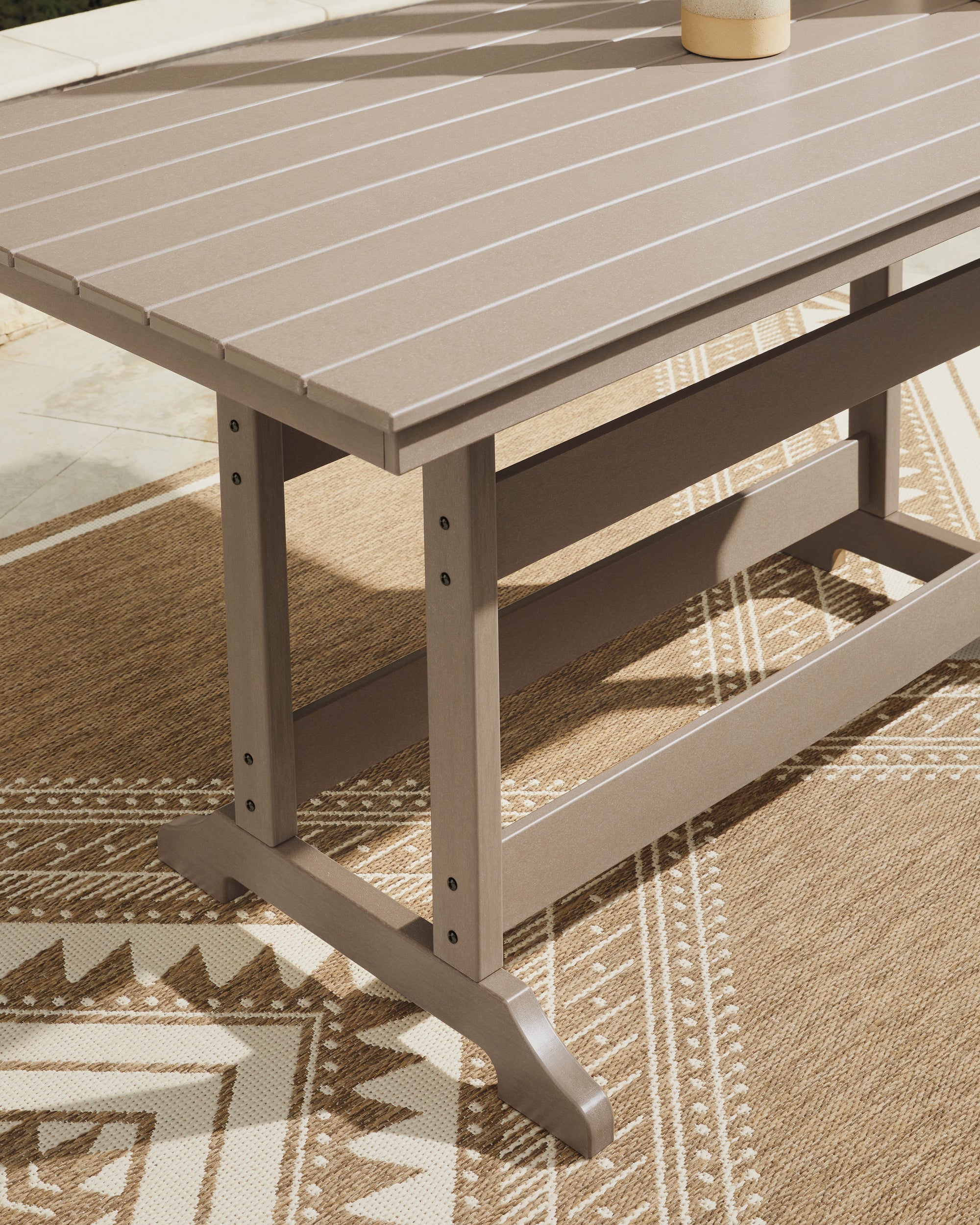 Poly Sand Outdoor 5-Pc Dining Set Counter Height 72"