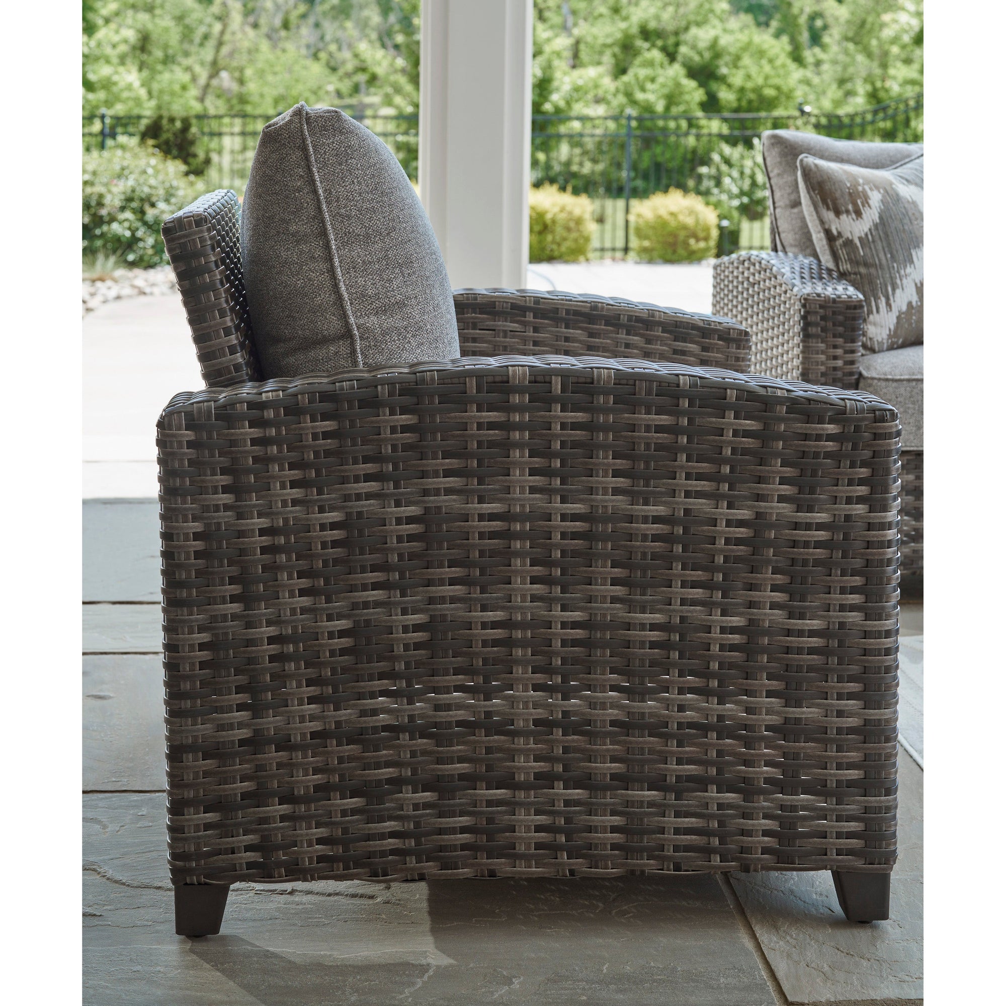 Mystic 4-Piece Outdoor Deep Seating Set (Sofa +2 Club Chairs +Coffee Table)