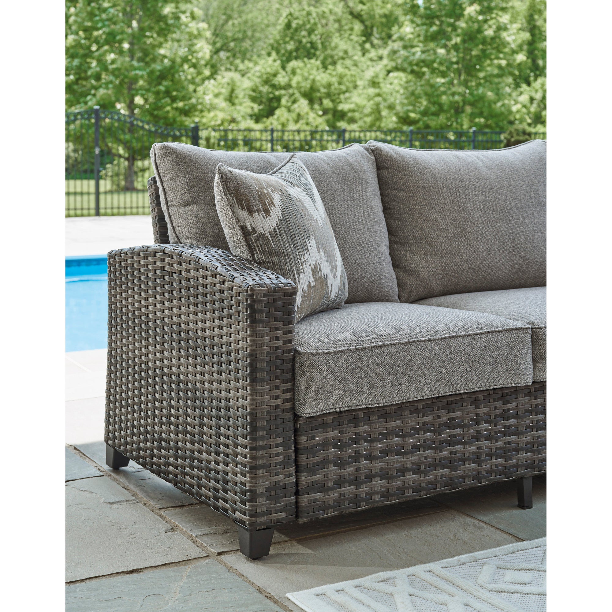 Mystic 4-Piece Outdoor Deep Seating Set (Sofa +2 Club Chairs +Coffee Table)