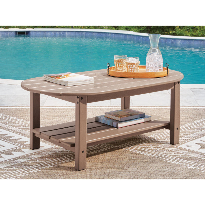 Poly Sand 48" Outdoor Coffee Table