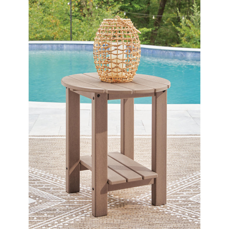Poly Sand 23" Outdoor End Table
