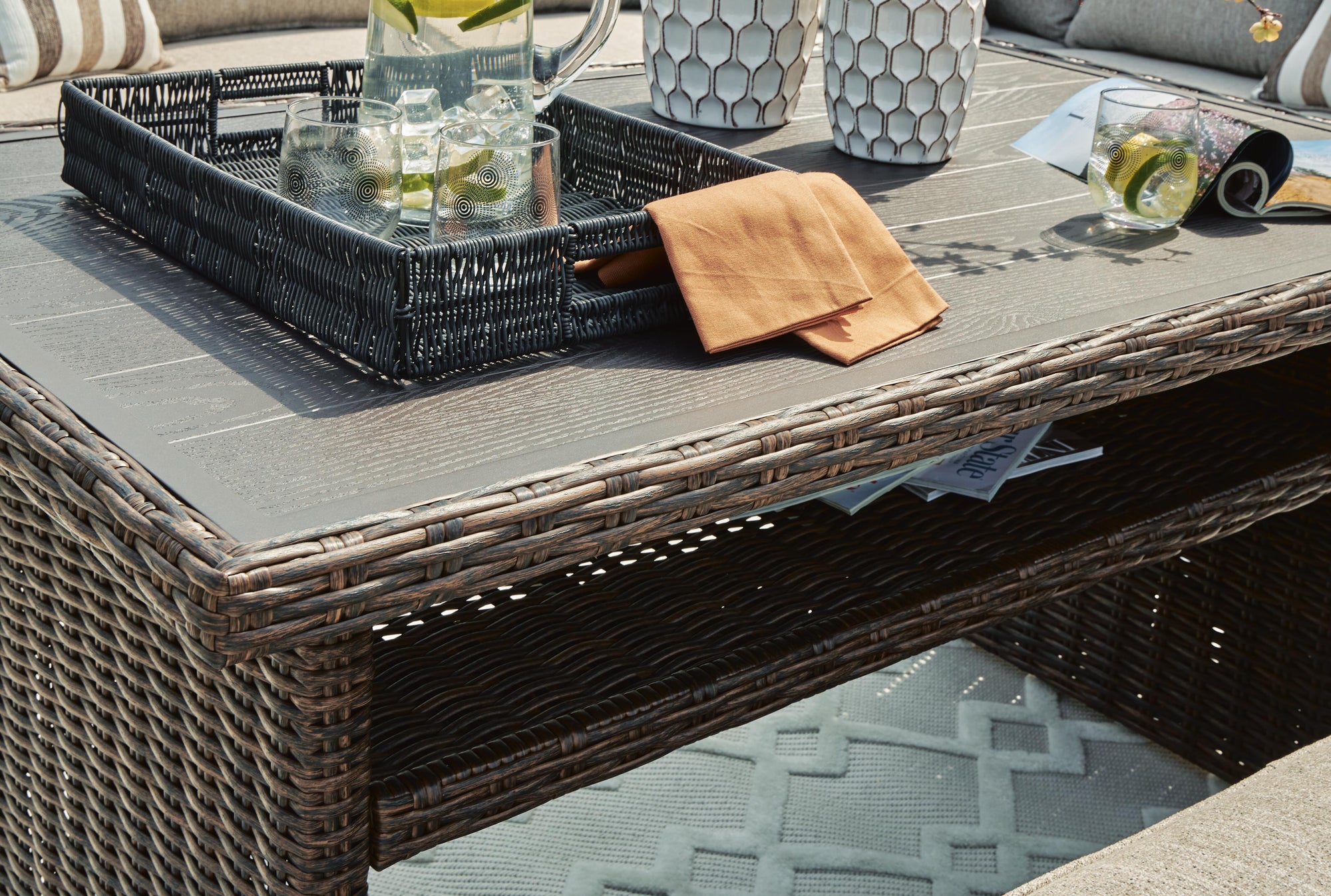 Sausalito Outdoor 59" Multi-Use Table