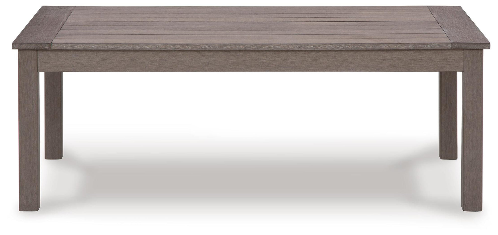 Poly Teak Taupe 48" Outdoor Coffee Table