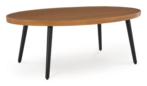 Soho Moss 48" Outdoor Oval Coffee Table