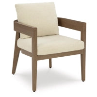Modern Curve Outdoor Dining Armchair