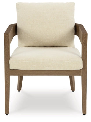 Modern Curve Outdoor Dining Armchair
