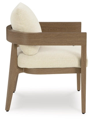 Modern Curve Outdoor Dining Armchair