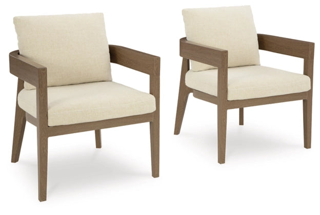 Modern Curve Outdoor Dining Armchair