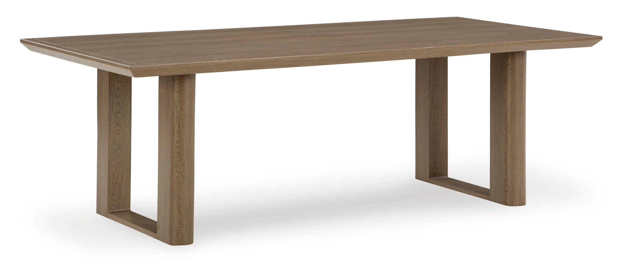 Modern Curve 84" Outdoor Dining Table