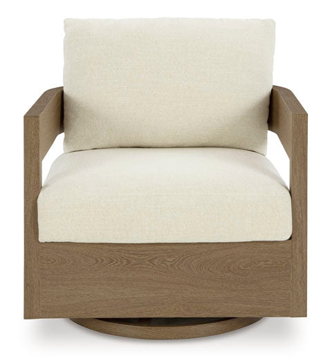 Modern Curve Outdoor Swivel Glider Chair