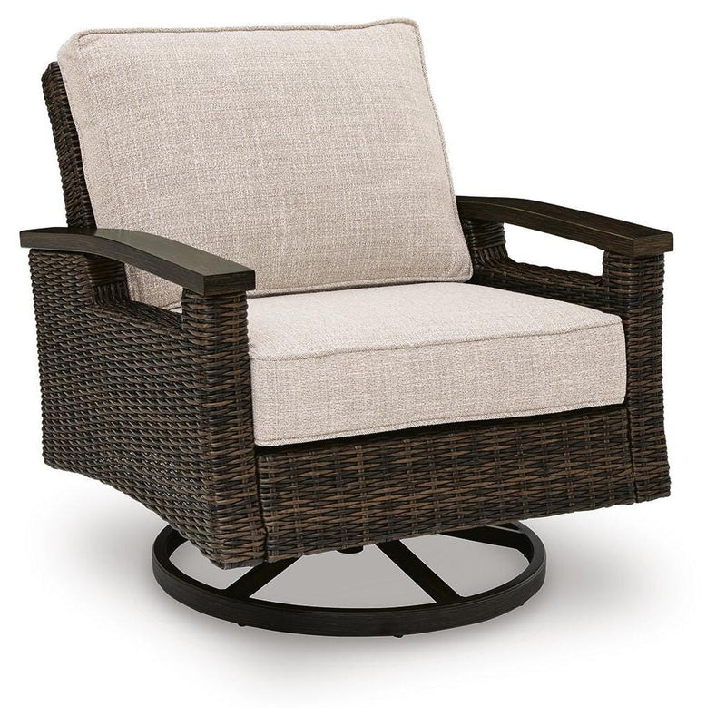 Sea Cliff Outdoor Swivel Club Chair