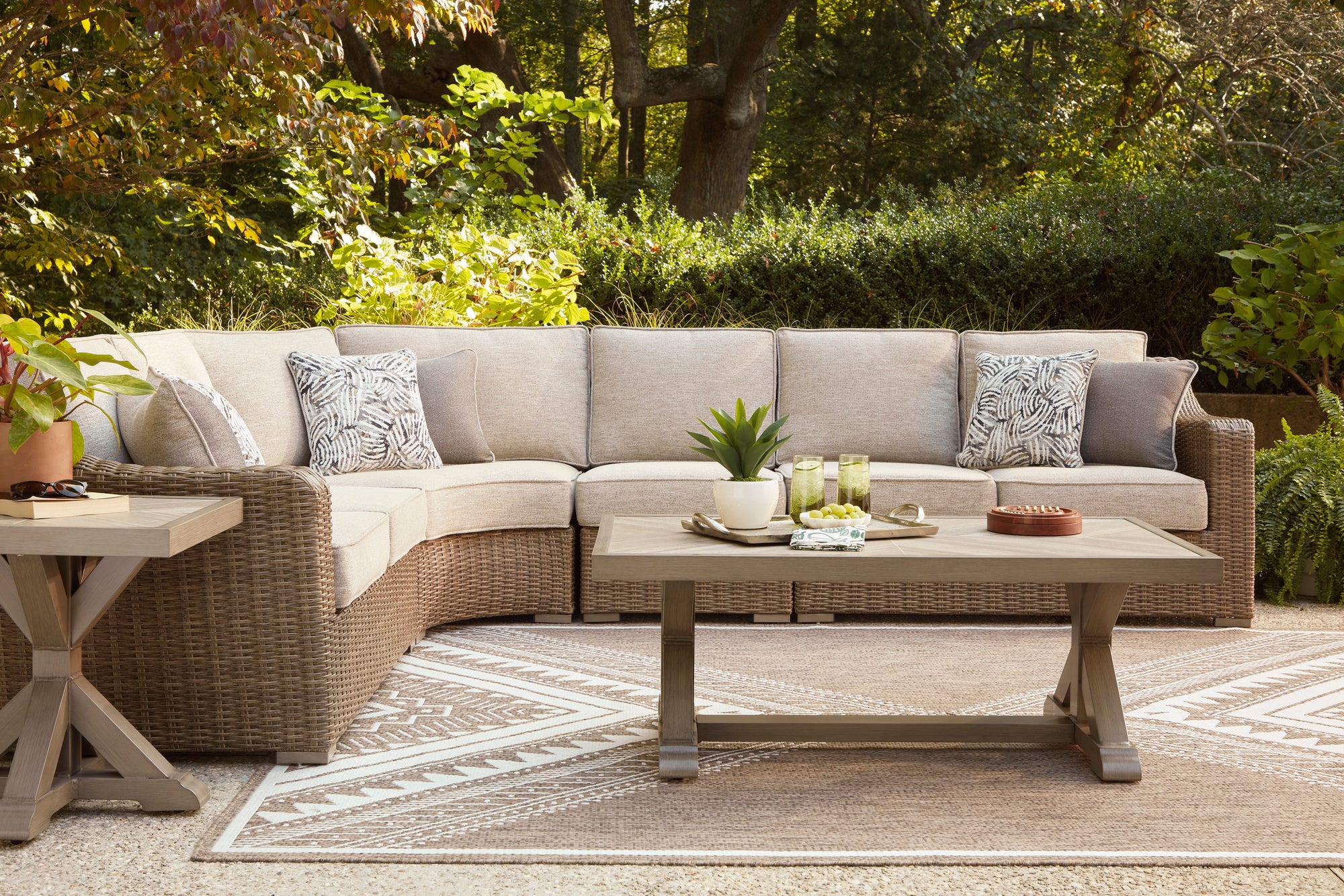 Fire Island Mist* Outdoor Sectional Set