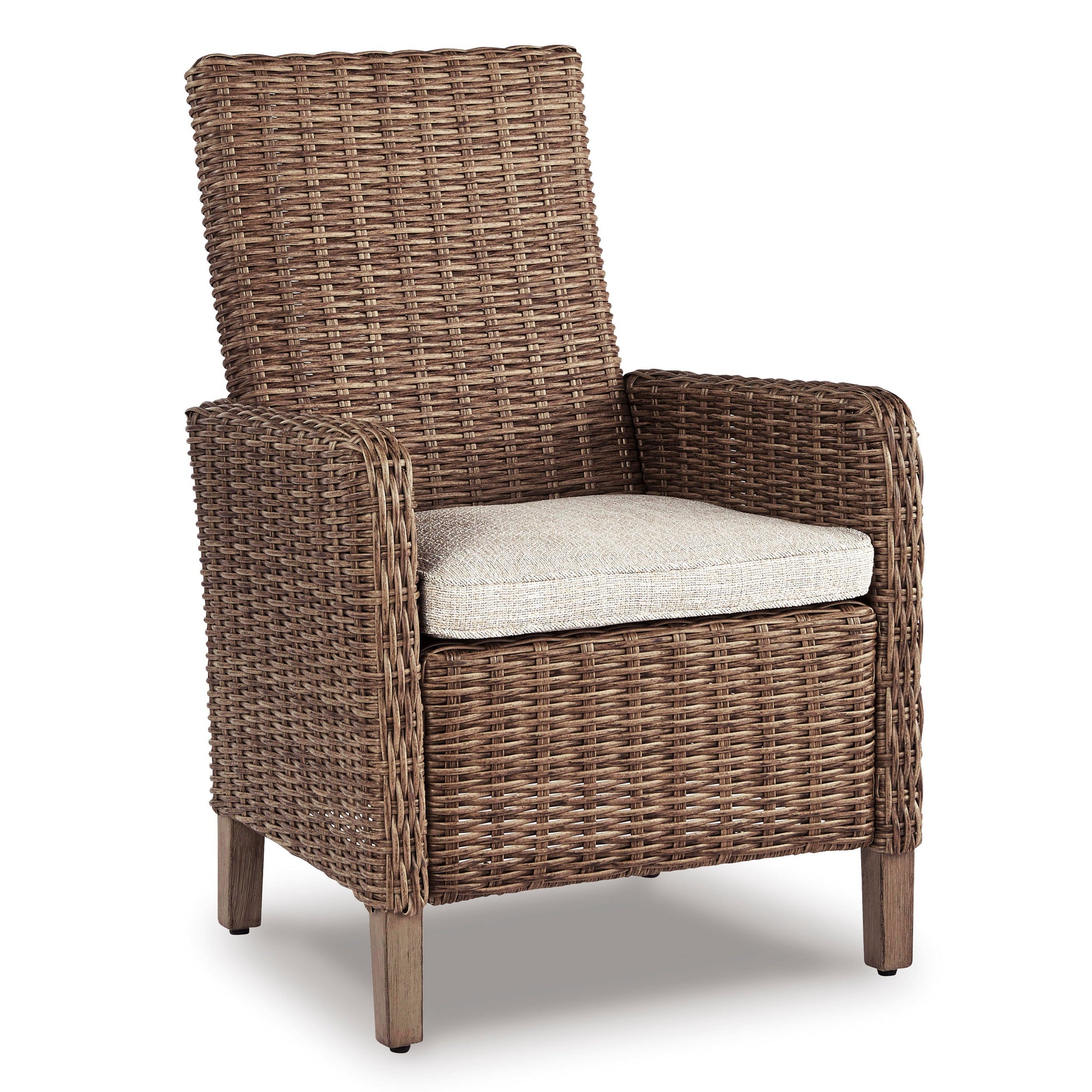 Fire Island Mist Outdoor Woven Armchair
