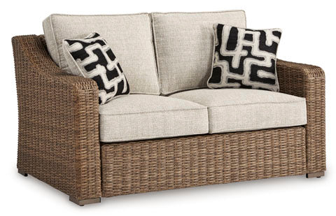 Fire Island Mist Outdoor 59" Love Seat