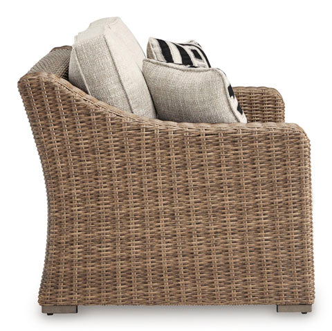 Fire Island Mist Outdoor 59" Love Seat