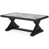 Fire Island Black Outdoor 48&quot; Coffee Table - NEW
