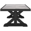 Fire Island Black Outdoor 48&quot; Coffee Table - NEW