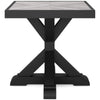 Fire Island Black Outdoor 22&quot; Square End Table - NEW