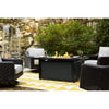 Fire Island Black Outdoor 5-Piece Firepit Chat Set - New for 2024