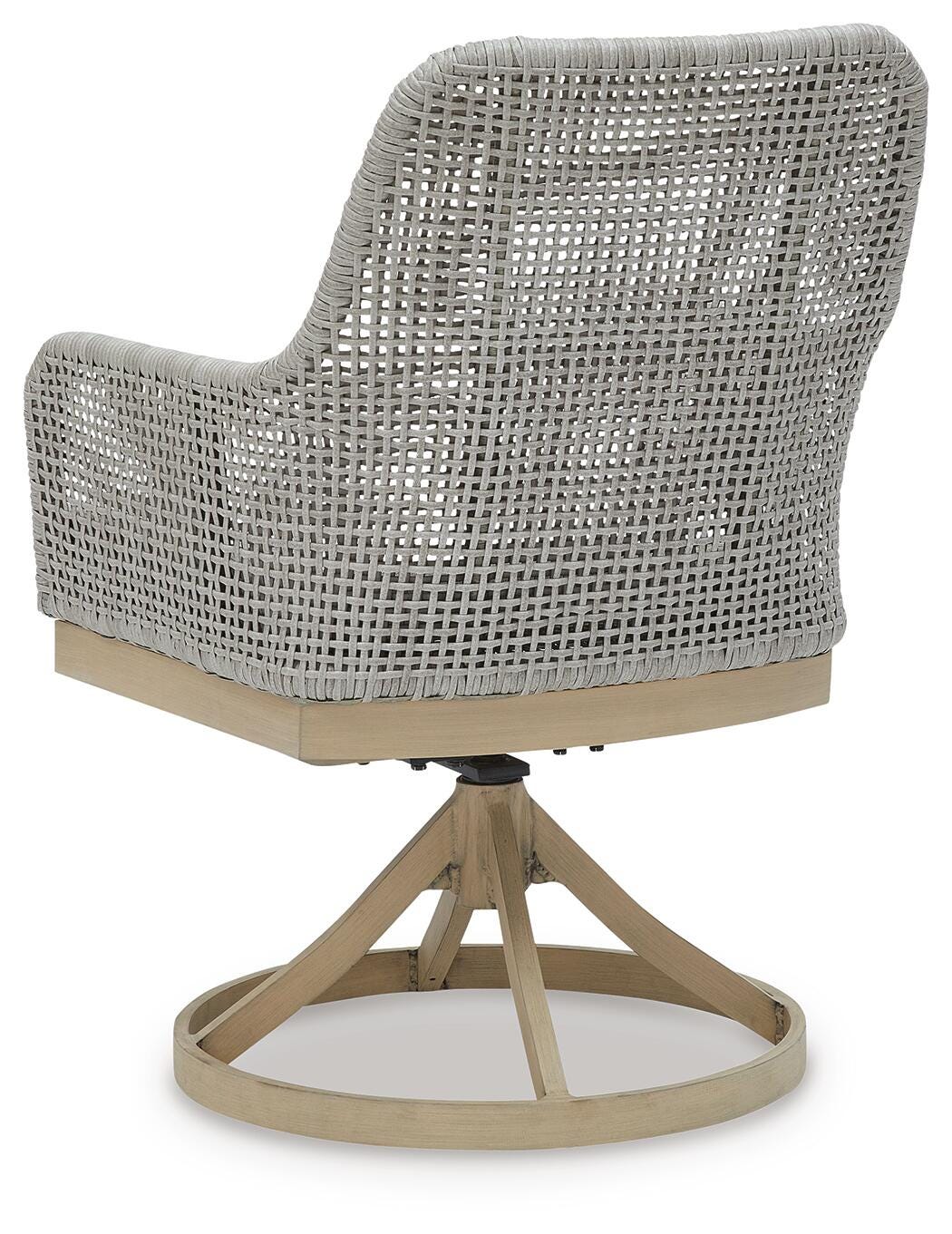 St Barts Outdoor Swivel Dining Arm Chair