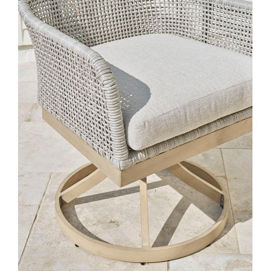 St Barts Open Weave 7pc Outdoor Dining Set
