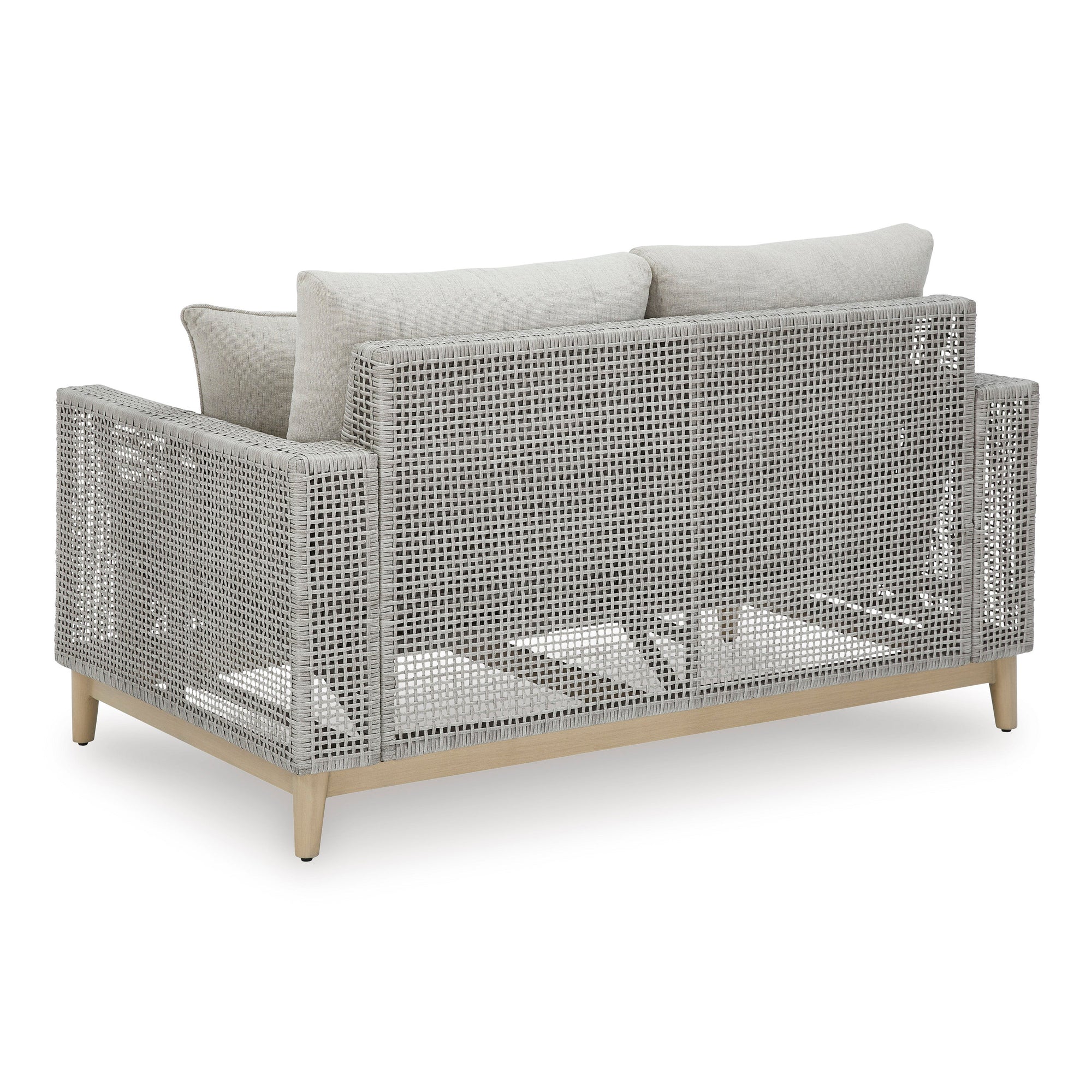 St Barts Open Weave 60" Love Seat
