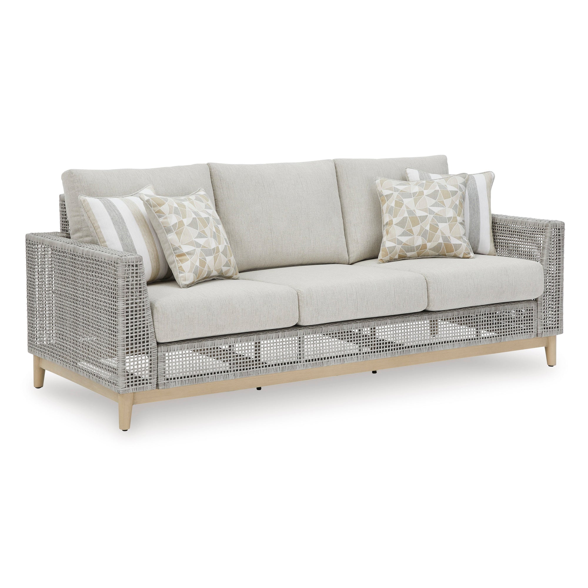 St Barts Outdoor Sofa 83" Open Weave