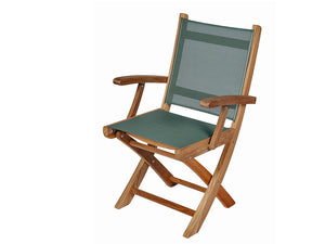 Yacht Teak Folding Armchairs - 4 Colors — view 3