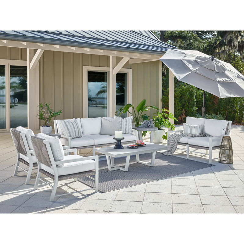 Universal Coastal Living South Beach Outdoor Seating Set w Sunbrella Cushions
