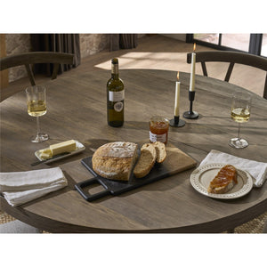 Dwell Latte 5-Pc Dining Set Round Extendable 54"-72" — view 1