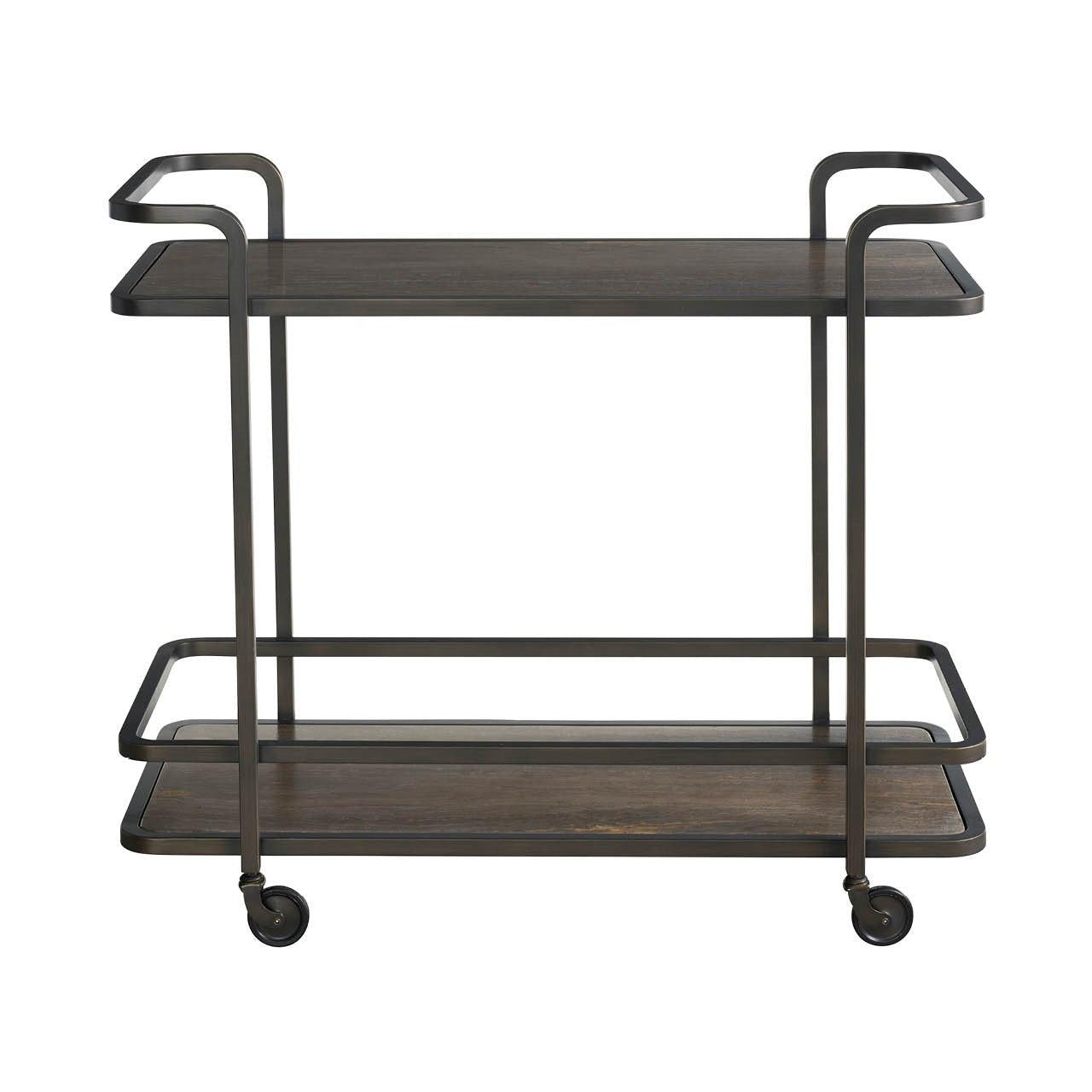 Smoked Bronze 42" Bar Cart