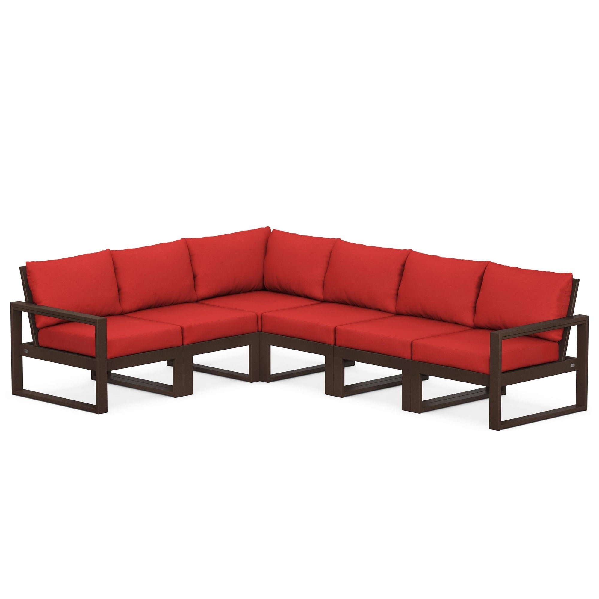 Polywood EDGE 6-Piece Modular Deep Seating Set